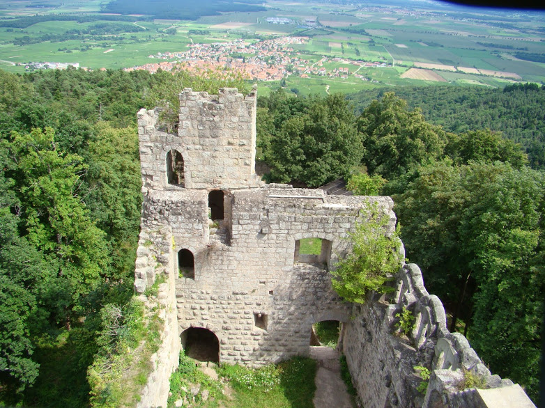 chateau alsace route des vins randonnee nature