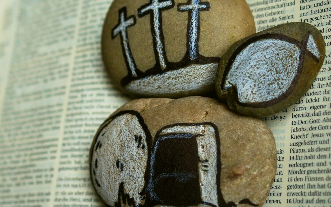 Bible croix Jésus Ichtus résurrection